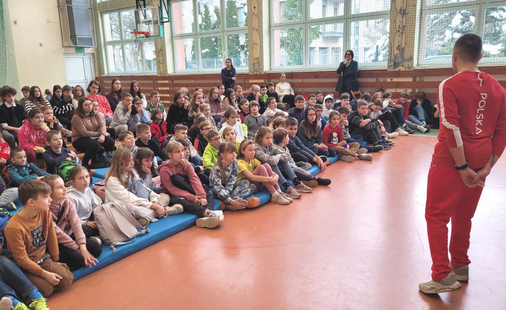 Spotkanie uczniów z Maksymem Chudzickim